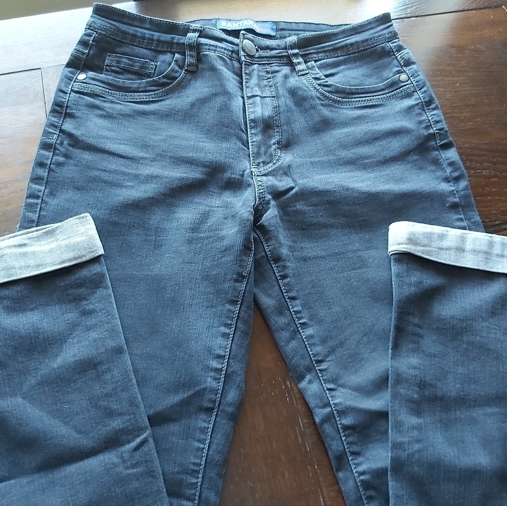 Santana cuffed jeans/ bin#1